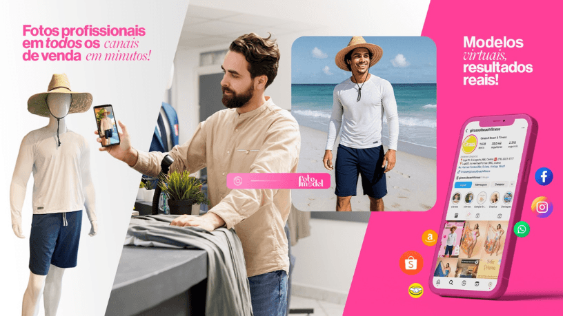 FotoModel está na vanguarda da FashionTech, unindo tecnologia e estilo para marcas de moda inovadoras.